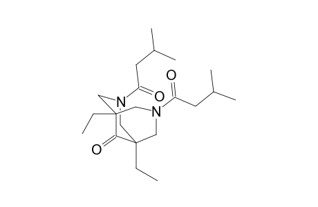 1,5-diethyl-3,7-bis(3-methylbutanoyl)-3,7-diazabicyclo[3.3.1]nonan-9-one