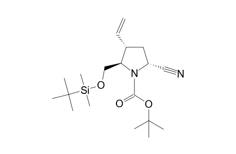 (2R,3S,5R)-2-[[tert-butyl(dimethyl)silyl]oxymethyl]-5-cyano-3-ethenyl-1-pyrrolidinecarboxylic acid tert-butyl ester