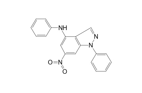 Indazol-4-amine, 6-nitro-1,N-diphenyl-