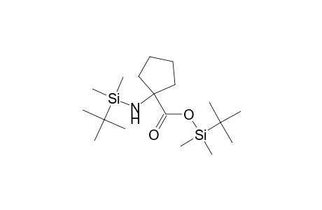 Cyclopentanecarboxylic acid, 1-[[(1,1-dimethylethyl)dimethylsilyl]am ino]-, (1,1-dimethylethyl)dimethylsilyl ester