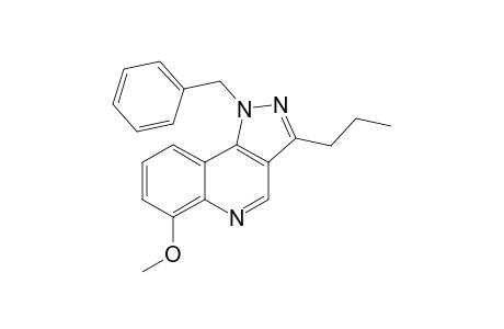 1-(Benzyl)-3-propyl-6-methoxypyrazolo[4,3-c]quinoline