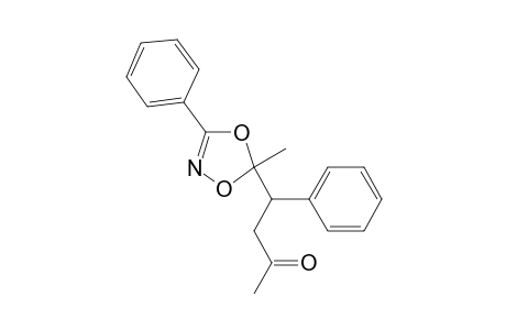 4-(5-methyl-3-phenyl-1,4,2-dioxazol-5-yl)-4-phenylbutan-2-one