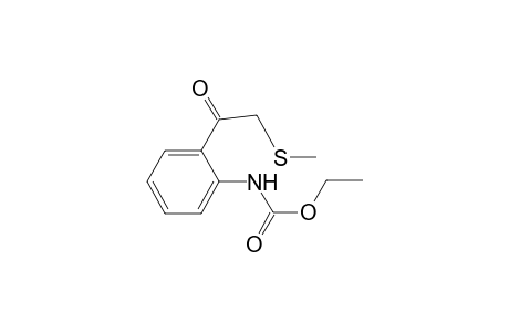 Ethyl N-[2-(2'-<Methylsulfanyl>acetyl)phenyl]-carbamate