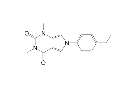 6-(4-ethylphenyl)-1,3-dimethyl-1H-pyrrolo[3,4-d]pyrimidine-2,4(3H,6H)-dione