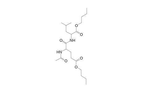 L-Leucine, N-(N-acetyl-L-.alpha.-glutamyl)-, dibutyl ester