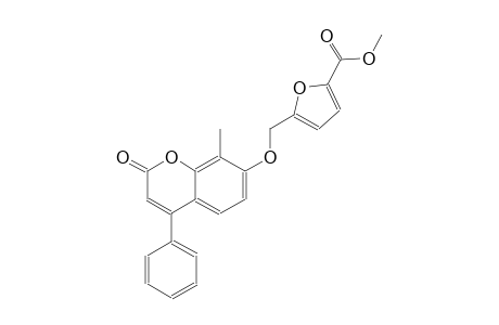 methyl 5-{[(8-methyl-2-oxo-4-phenyl-2H-chromen-7-yl)oxy]methyl}-2-furoate