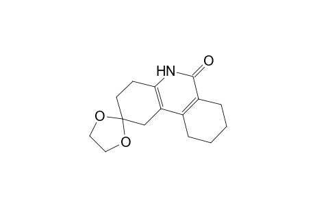 6-spiro[1,3,4,5,7,8,9,10-octahydrophenanthridine-2,2'-1,3-dioxolane]one