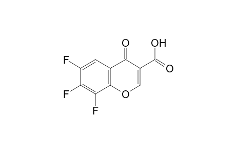 4H-1-Benzopyran-3-carboxylic acid, 6,7,8-trifluoro-4-oxo-