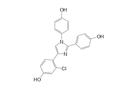 1,2-bis(p-Hydroxyphenyl)-4-(2-chloro-4-hydroxyphenyl)-1H-imidazole