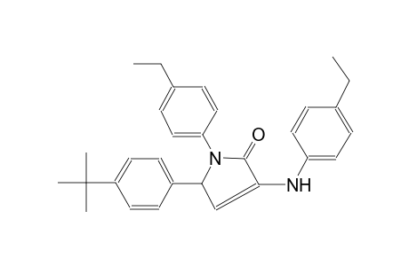 2-(4-tert-butylphenyl)-1-(4-ethylphenyl)-4-[(4-ethylphenyl)amino]-2H-pyrrol-5-one