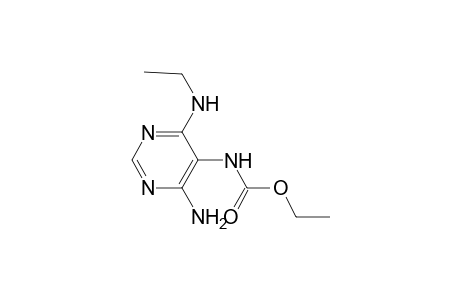 Carbamic acid, N-(4-amino-6-ethylaminopyrimidin-5-yl)-, ethyl ester