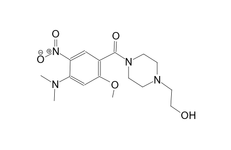 1-piperazineethanol, 4-[4-(dimethylamino)-2-methoxy-5-nitrobenzoyl]-