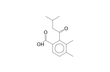 Benzoic acid, 3,4-dimethyl-2-(3-methyl-1-oxobutyl)-