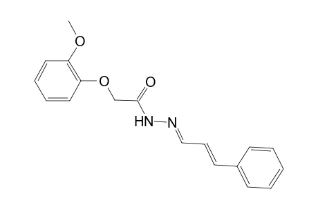 Acethydrazide, 2-(2-methoxyphenoxy)-N2-(3-phenylpropenylideno)-