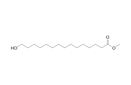15-Hydroxypentadecanoate <methyl->