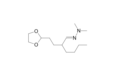 N-[(E)-2-[2-(1,3-dioxolan-2-yl)ethyl]hexylideneamino]-N-methyl-methanamine