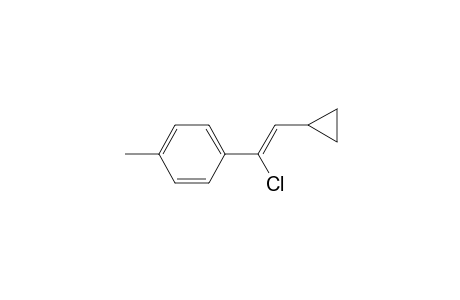 Benzene, 1-(1-chloro-2-cyclopropylethenyl)-4-methyl-, (Z)-