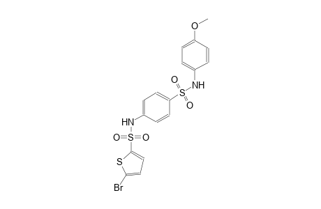 5-bromo-N-{4-[(4-methoxyanilino)sulfonyl]phenyl}-2-thiophenesulfonamide