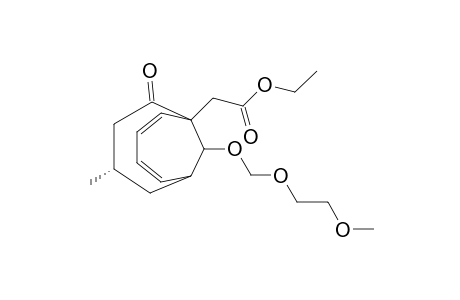 6-(1-Ethoxy-1-oxoeth-2-yl)-7-oxo-9.alpha.-methyl-11-[(2-methoxyethoxy)methoxy]bicyclo[4.4.1]undeca-2,4-diene