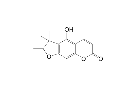 5-Hydroxy-6,6,7-trimethylfuro[3,2-g]coumarin