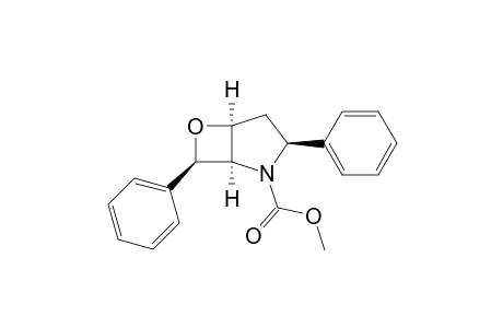 (1SR,3SR,5RS,7SR)-N-Methoxycarbonyl-6-oxa-3,7-diphenyl-2-azabicyclo[3.2.0]heptane