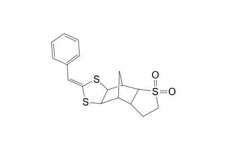 2,6-exo-8,12-endo-4-Phenylmethylene-3,5,9-trithiatetracyclo[5.5.1.0(2,6).0(8.12)]tridecane 9,9-dioxide