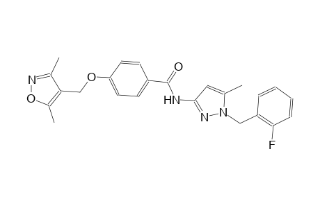 benzamide, 4-[(3,5-dimethyl-4-isoxazolyl)methoxy]-N-[1-[(2-fluorophenyl)methyl]-5-methyl-1H-pyrazol-3-yl]-
