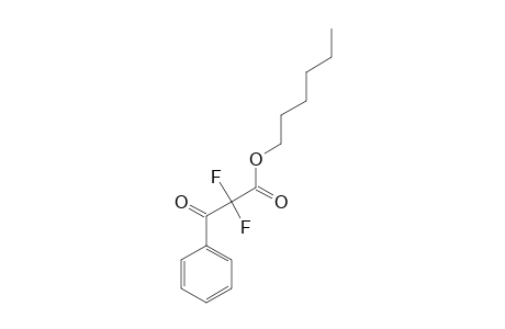 N-HEXYL-2,2-DIFLUORO-3-OXO-3-PHENYLPROPANOATE