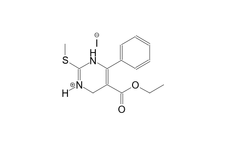 pyrimidinium, 5-(ethoxycarbonyl)-1,4-dihydro-2-(methylthio)-6-phenyl-, iodide