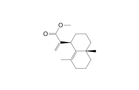 Naphthaleneacetic acid, 1,2,3,4,4a,5,6,7-octahydro-4a,8-dimethyl-.alpha.-methylene-, methyl ester, cis-