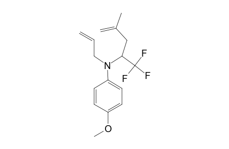 N-ALLYL-N-(4-METHOXYPHENYL)-[3-METHYL-1-(TRIFLUOROMETHYL)-BUT-3-ENYL]-AMINE