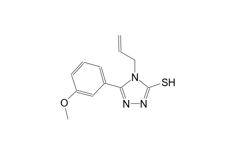 4-allyl-5-(3-methoxyphenyl)-4H-1,2,4-triazol-3-yl hydrosulfide