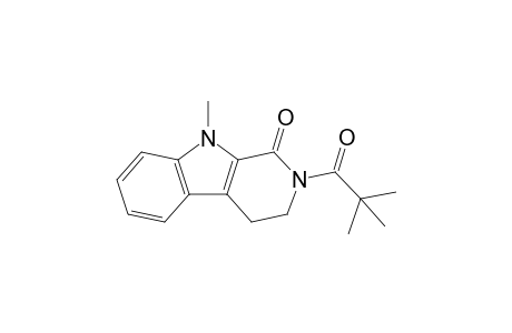 2-(2,2-dimethyl-1-oxopropyl)-9-methyl-3,4-dihydropyrido[3,4-b]indol-1-one