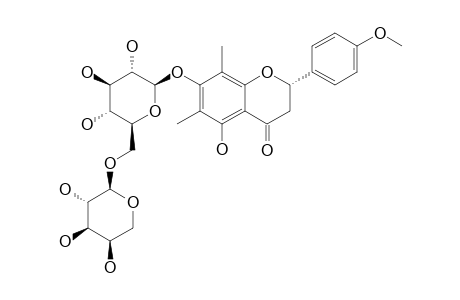 MICONIOSIDE-A;MATTEUCINOL-7-O-ALPHA-L-ARABINOPYRANOSYL-(1->6)-BETA-D-GLUCOPYRANOSIDE
