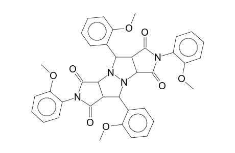 2,3,6,7-Tetrahydro-3,7,N,N'-tetrakis(2-methoxyphenyl)-1H,5H-pyrazolo[1,2-a]pyrazole-1,2:5,6-tetracarboxylic diimide