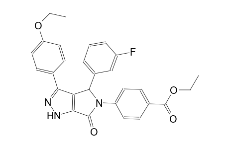 benzoic acid, 4-(3-(4-ethoxyphenyl)-4-(3-fluorophenyl)-4,6-dihydro-6-oxopyrrolo[3,4-c]pyrazol-5(1H)-yl)-, ethyl ester