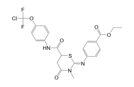 benzoic acid, 4-[[(2Z)-6-[[[4-(chlorodifluoromethoxy)phenyl]amino]carbonyl]tetrahydro-3-methyl-4-oxo-2H-1,3-