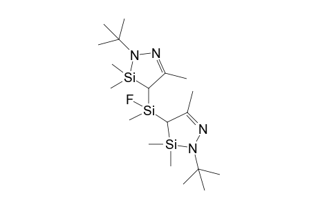 Bis(2-tert.-butyl-3,3,5-trimethyl-1,2-diaza-3-sila-5-cyclopentan-4-yl)-fluoromethylsilane