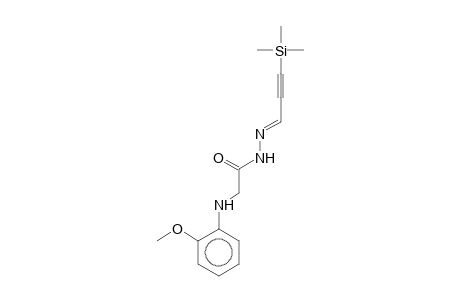 2-(O-Anisidino)-N'-(3-trimethylsilyl-2-propynylidene)acethydrazide
