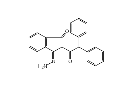 2-Diphenylacetyl-1,3-indandione-1-hydrazone