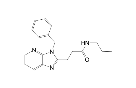 3H-imidazo[4,5-b]pyridine-2-propanamide, 3-(phenylmethyl)-N-propyl-