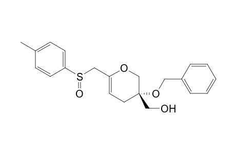 (3S,Rs)-3-Benzyloxy-3,4-dihydro-3-hydroxymethyl-6-(p-toluenesulfinylmethyl)-2H-pyran