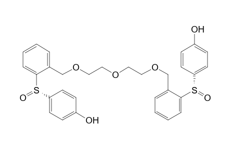 (S,S)-1,9-Bis[o-(p-hydroxyphenylsulfinyl)phenyl]-2,5,8-trioxanonane