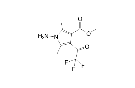 1-Amino-2,5-dimethyl-4-(2,2,2-trifluoro-1-oxoethyl)-3-pyrrolecarboxylic acid methyl ester