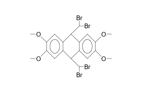 cis-9-Dibromomethyl-10-dichloromethyl-2,3,6,7-tetramethoxy-9,10-dihydro-anthracene