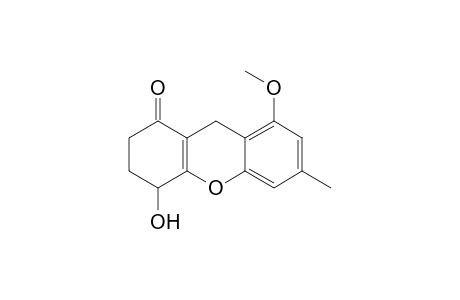 4-Hydroxy-8-methoxy-6-methyl-2,3,4,9-tetrahydro-1H-xanthen-1-one