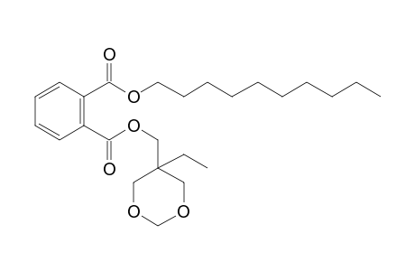 Phthalic acid, decyl 5-ethyl-1,3-dioxan-5-yl ester