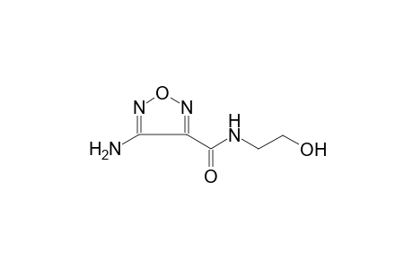 1,2,5-oxadiazole-3-carboxamide, 4-amino-N-(2-hydroxyethyl)-