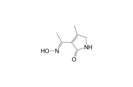 2H-Pyrrol-2-one, 1,5-dihydro-3-[1-(hydroxyimino)ethyl]-4-methyl-