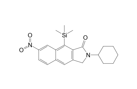 N-Cyclohexyl-6-nitro-4-trimethylsilylbenzo[f]isoindol-3-one